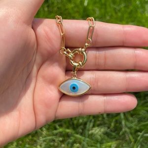 Evil eye necklace